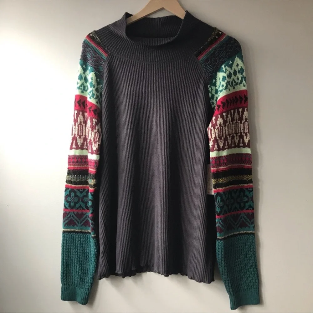 NWT Free People Prism sweater Size XS